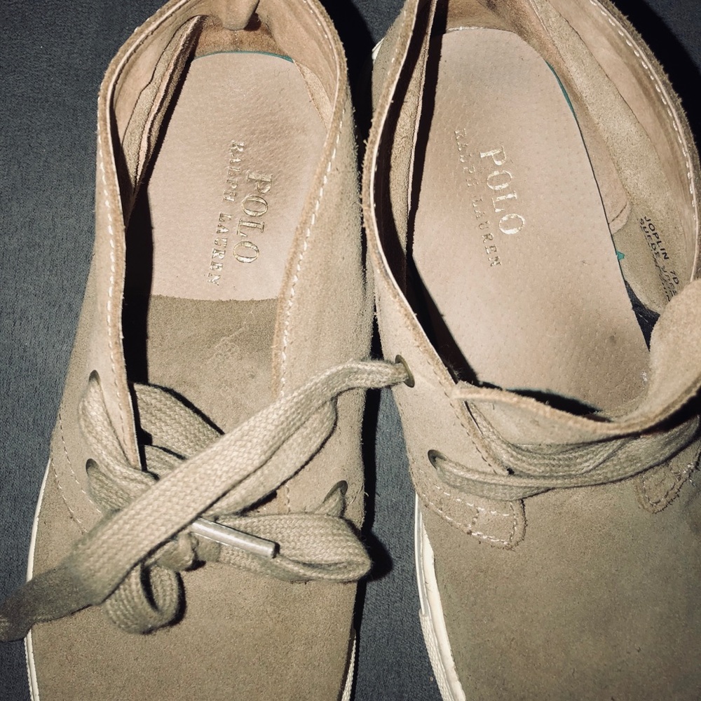 Polo Ralph Lauren suede shoes